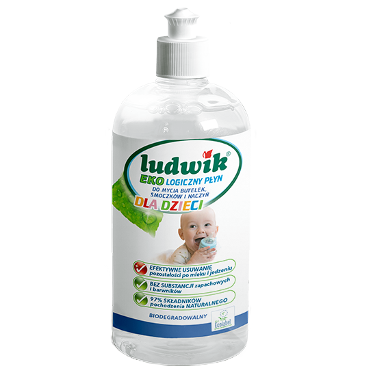 Ludwik Ekologiczny Płyn do mycia butelek, smoczków i naczyń dla dzieci
