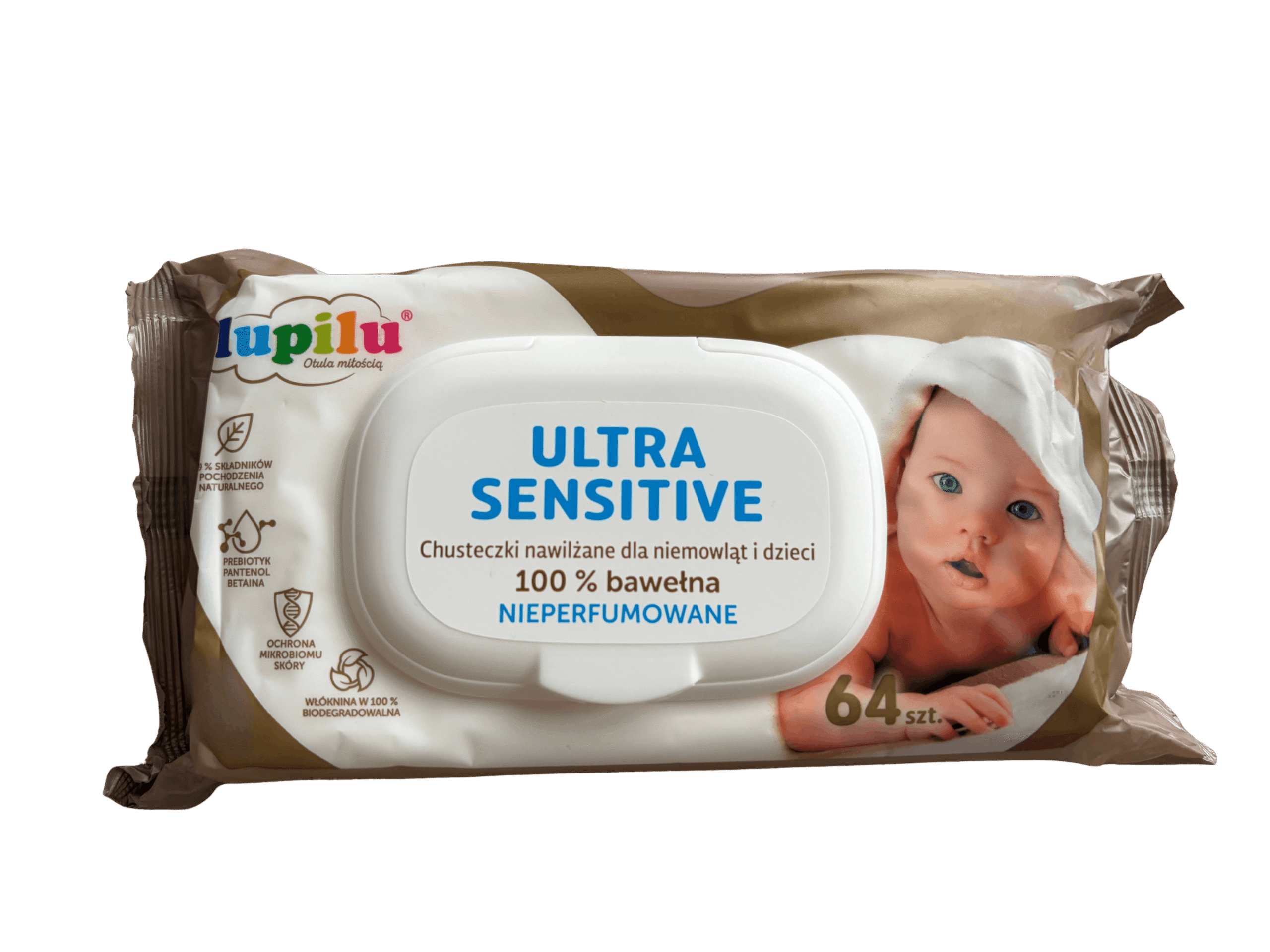 LUPILU® Ultra Sensitive chusteczki nawilżane dla dzieci i niemowląt